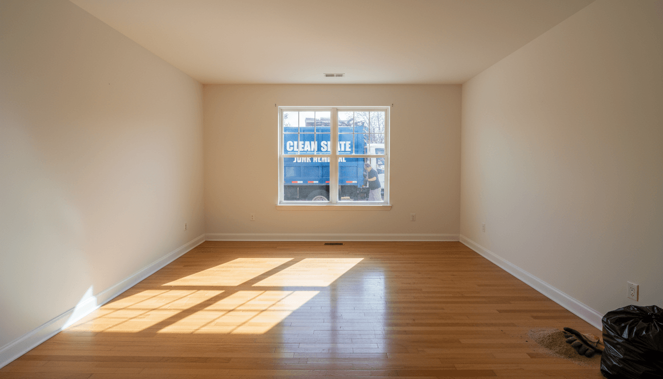 Move-out cleanup and removal